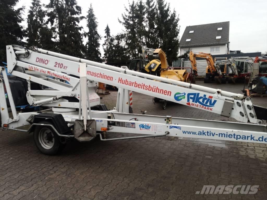 Dino 210 XT Platforme aeriene montate pe remorca