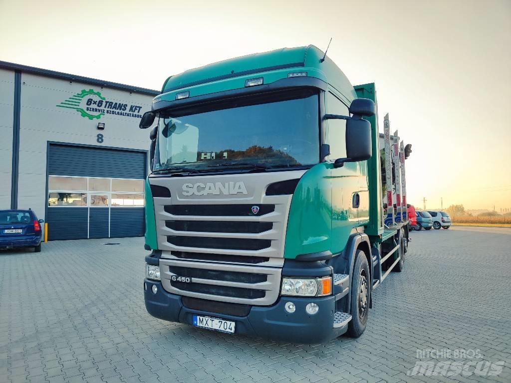 Scania G 450 Camion pentru lemne
