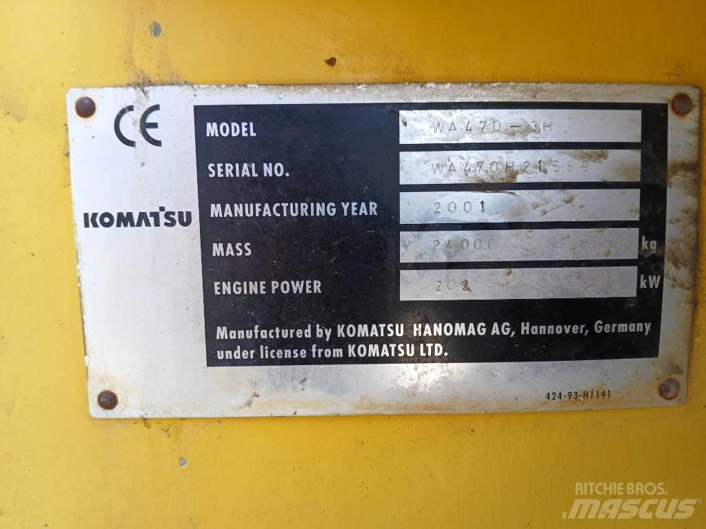 Komatsu WA 470-3H Incarcator pe pneuri