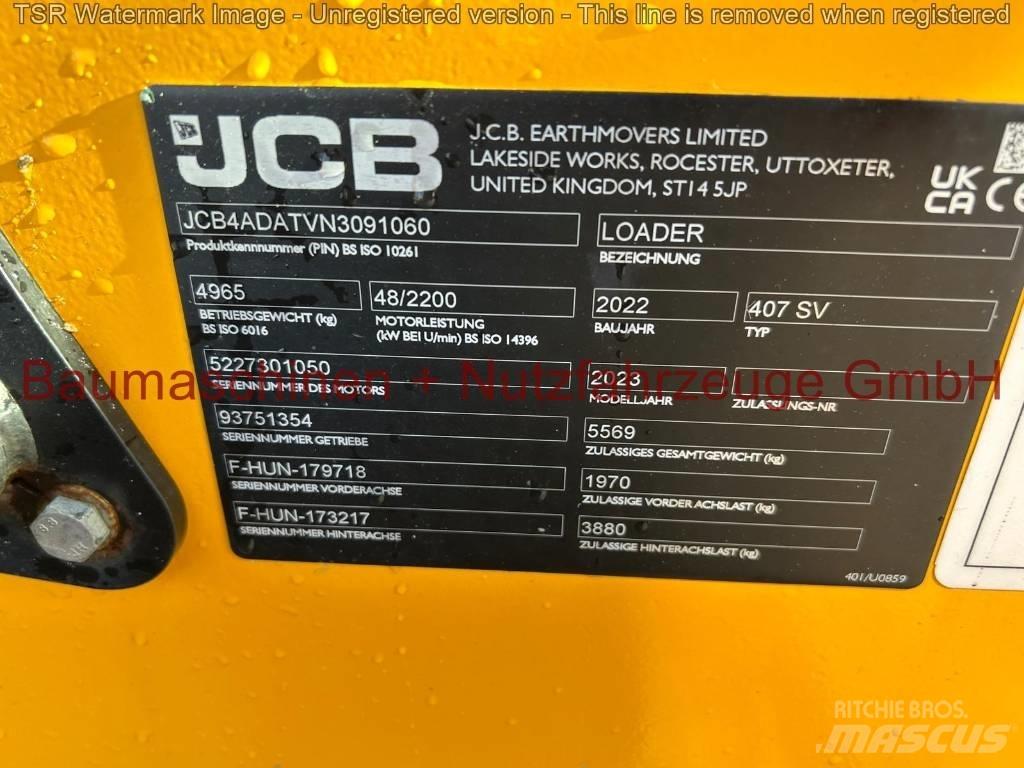 JCB 407 -Demo- Incarcator pe pneuri