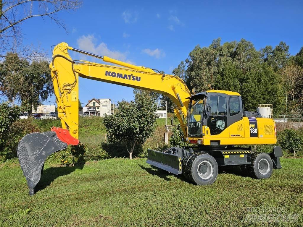 Komatsu PW 180-7 Excavatoare cu roti