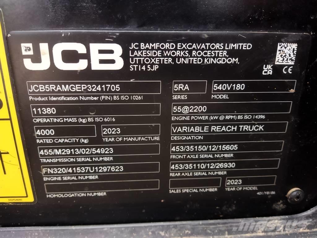 JCB 540.180 Stivuitoare telescopice