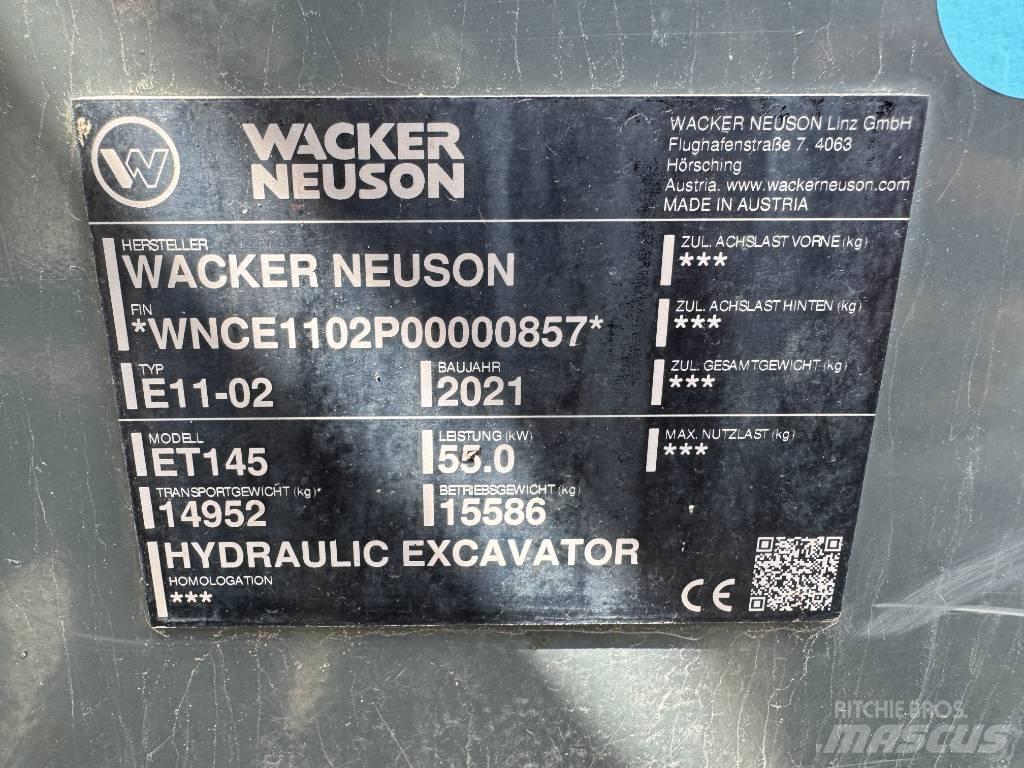 Wacker Neuson ET145 Excavatoare pe șenile
