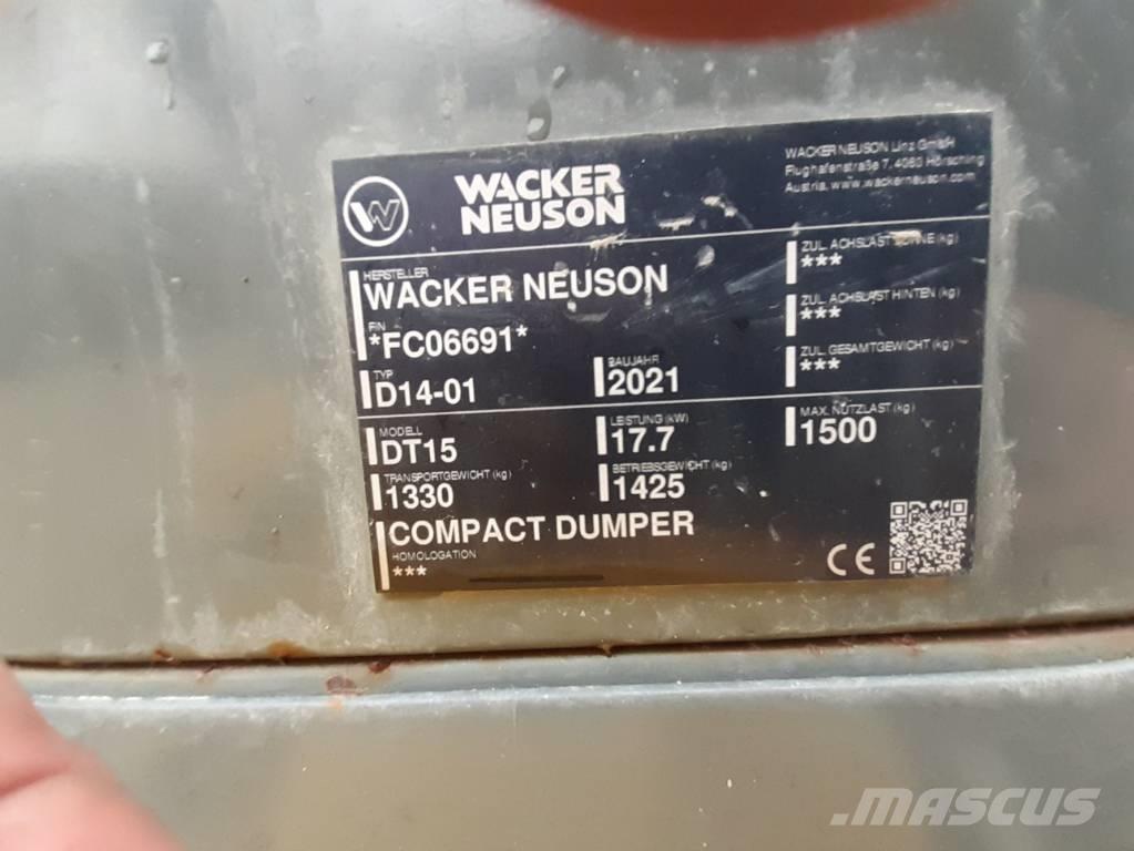 Wacker Neuson DT15 Autobasculante cu senile