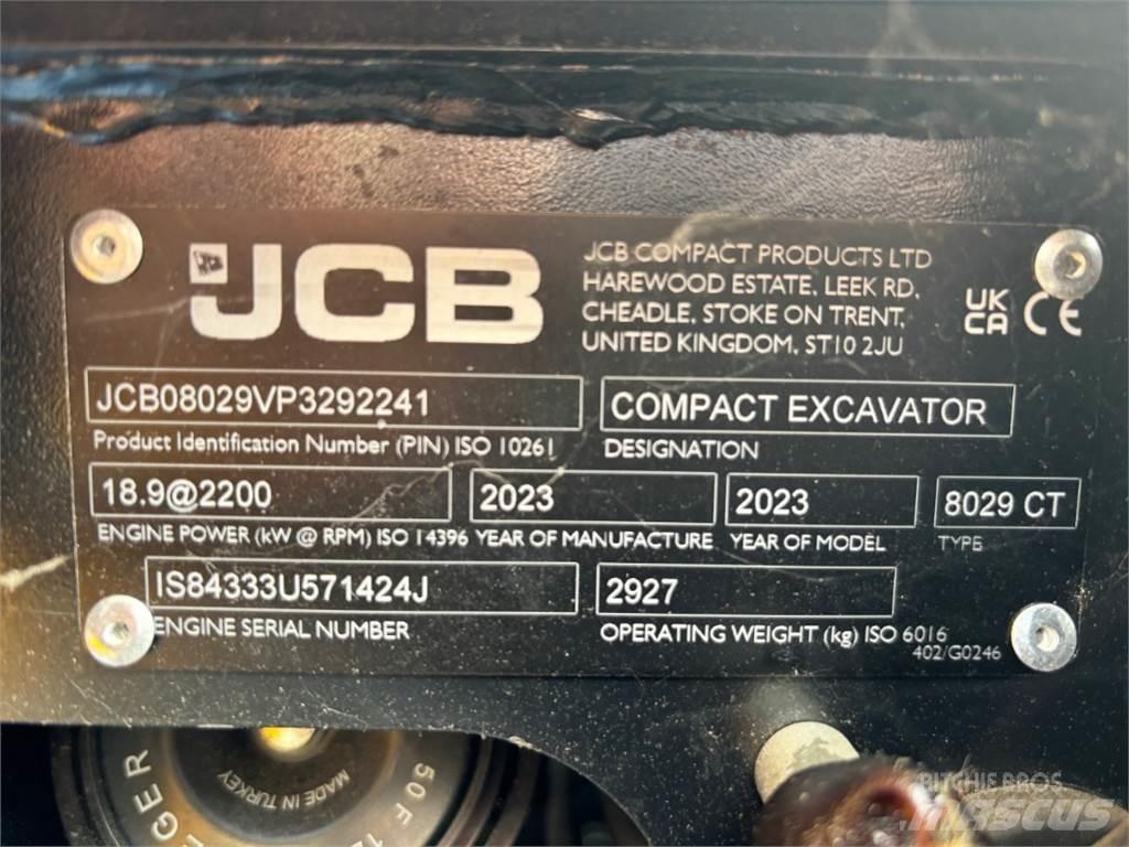 JCB 8029CTS Mini excavatoare < 7t
