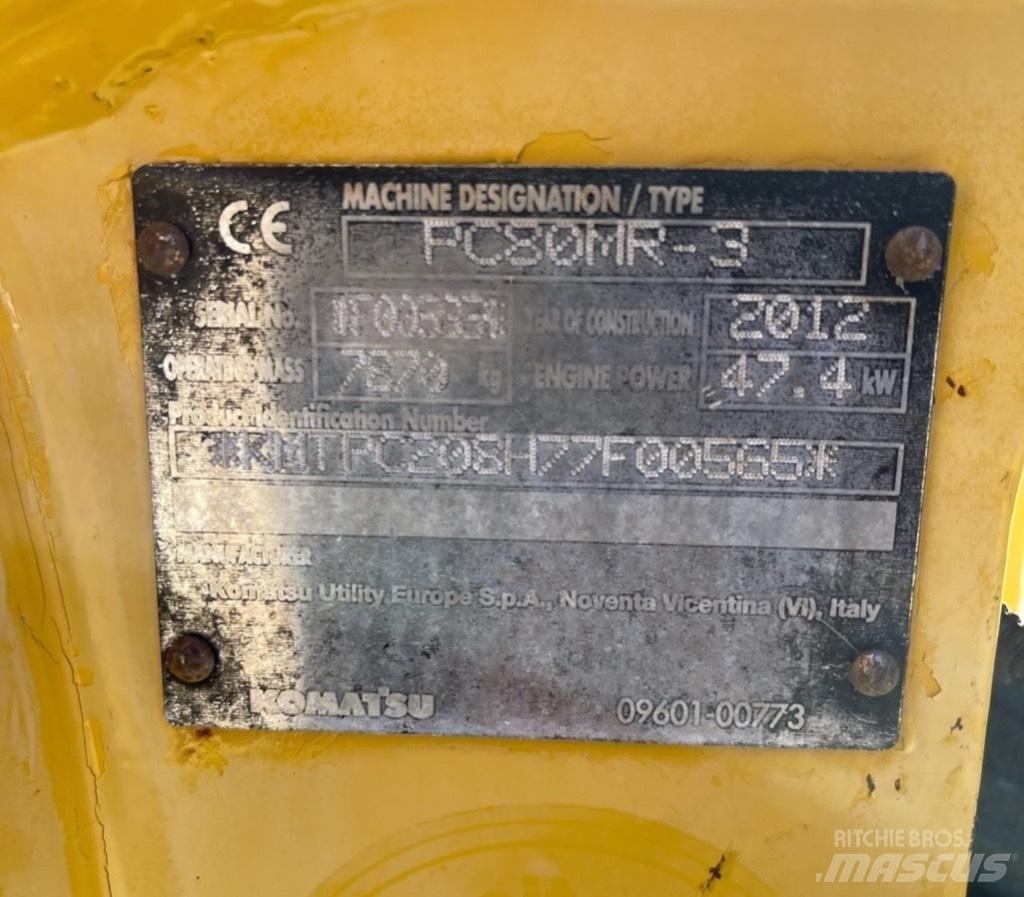 Komatsu PC 80 MR-3 Excavatoare 7t - 12t