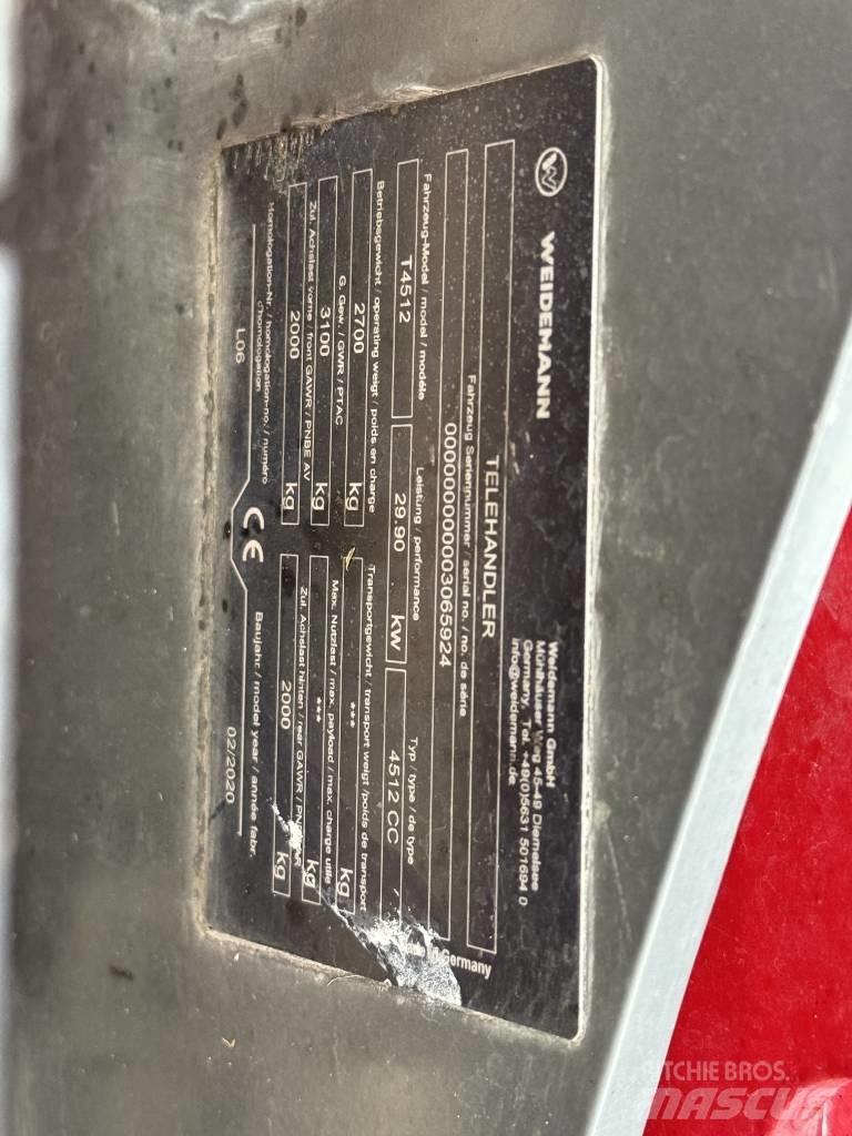 Weidemann T4512 Stivuitoare telescopice