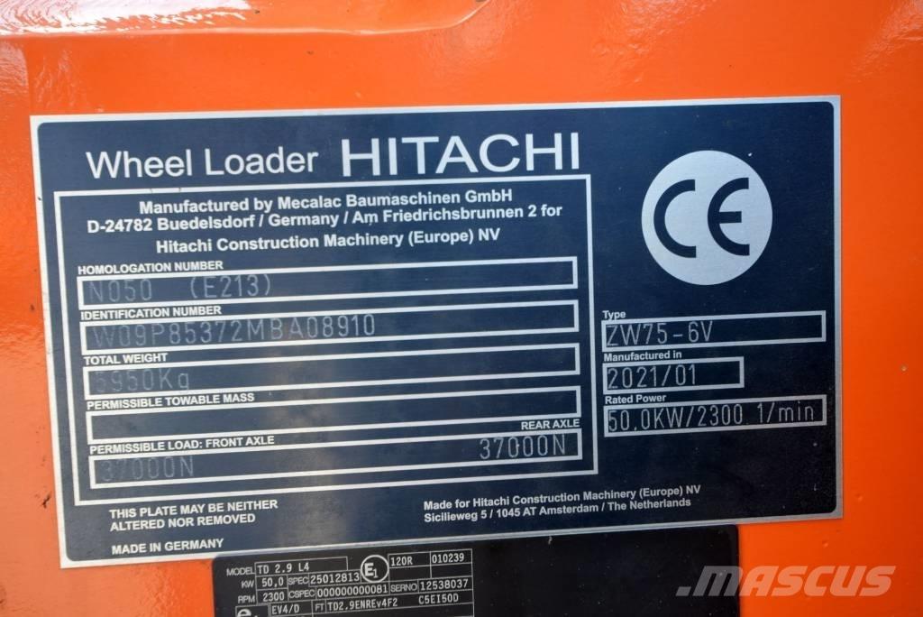 Hitachi ZW 75-6 Incarcator pe pneuri