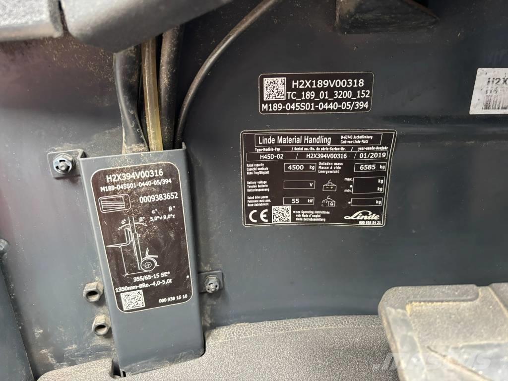 Linde H45D-02 EVO Stivuitor diesel