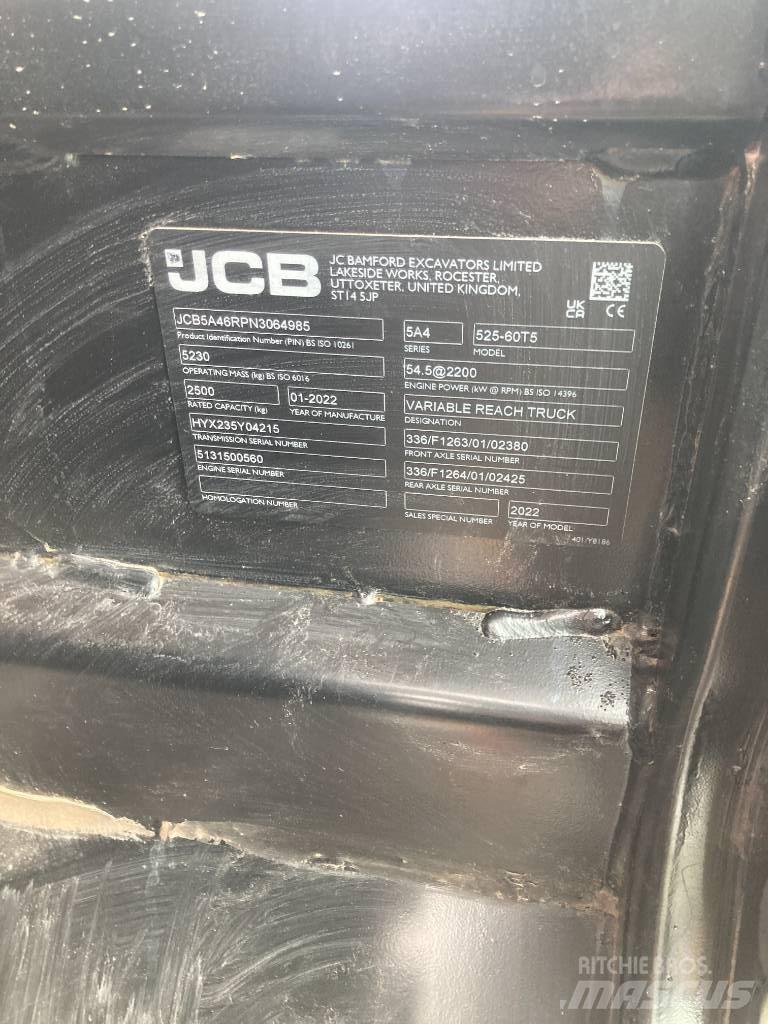 JCB 525-60 Stivuitoare telescopice