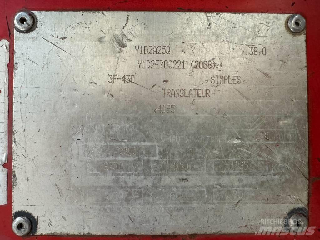 Nissan Y1D2A25Q Stivuitor diesel