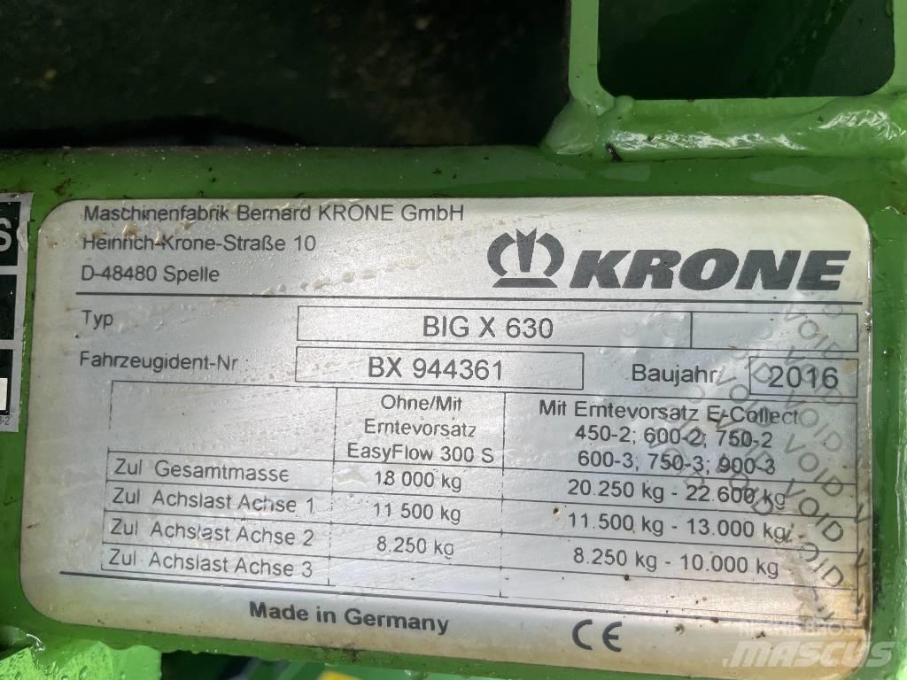Krone Big X 630 Forajere cu autopropulsare