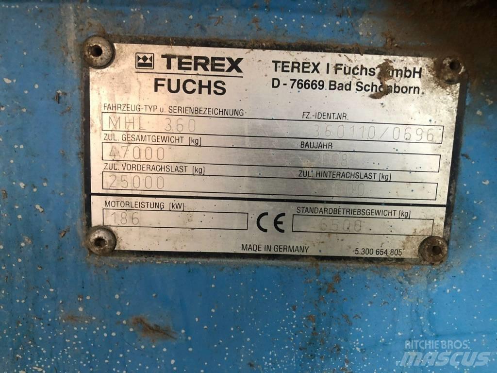 Terex Fuchs MHL 360 Excavatoare cu roti