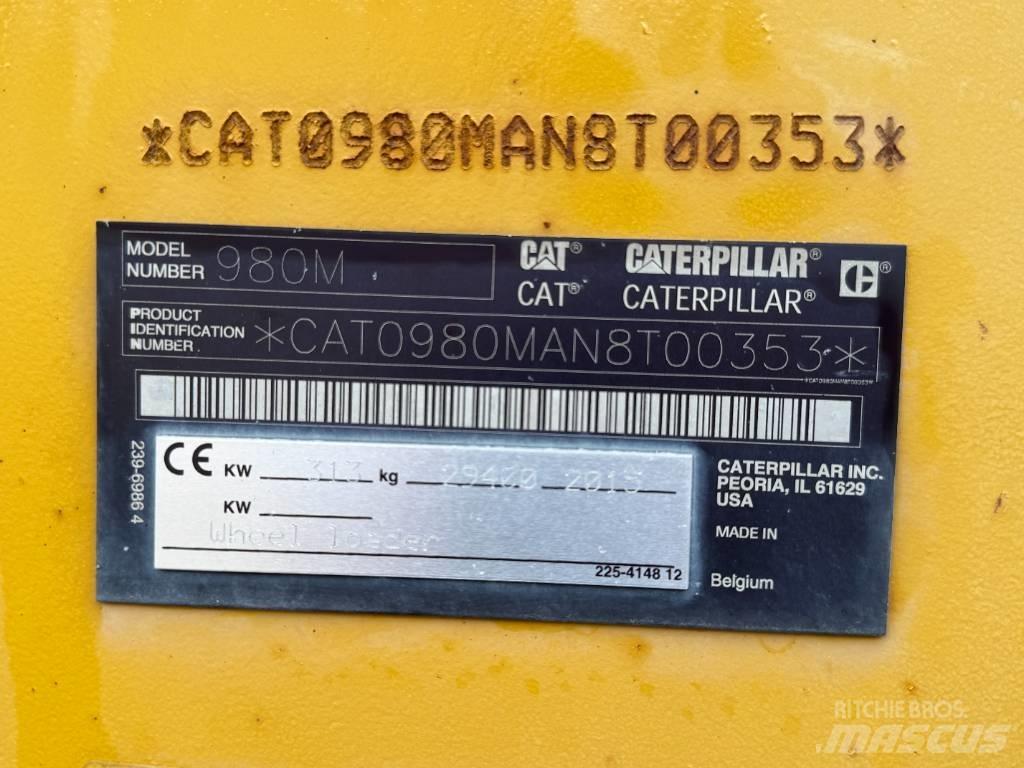 CAT 980 M Incarcator pe pneuri