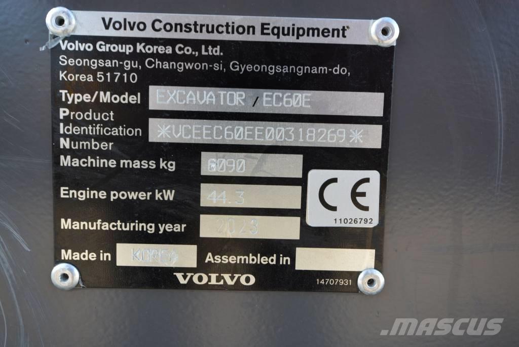 Volvo EC 60 E Mini excavatoare < 7t