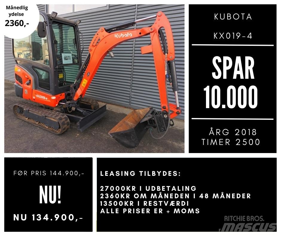 Kubota kx019-4 Mini excavatoare < 7t