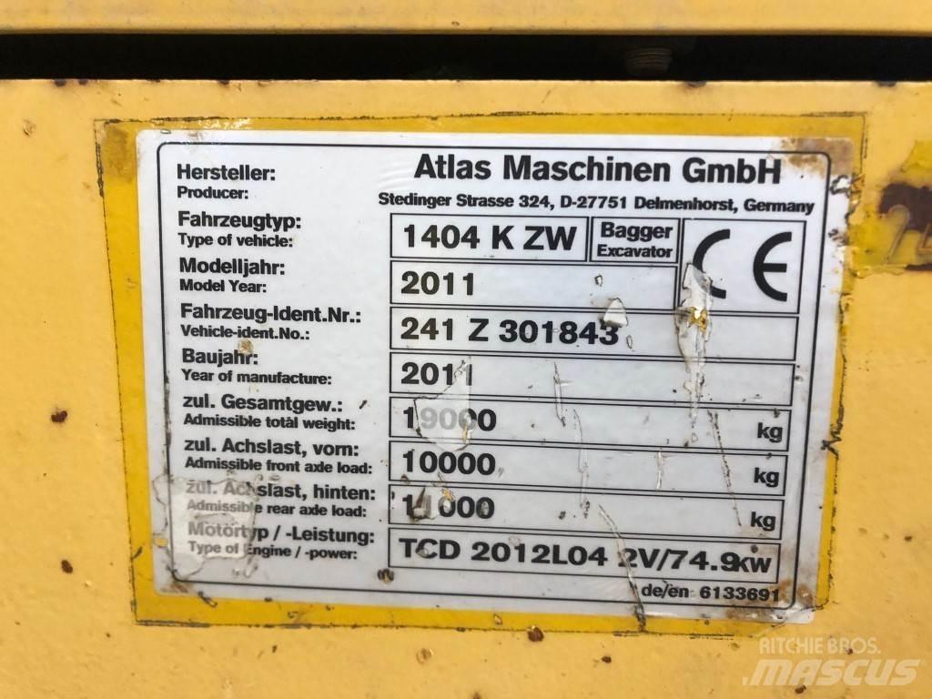 Atlas AB1404K Excavatoare cu roti