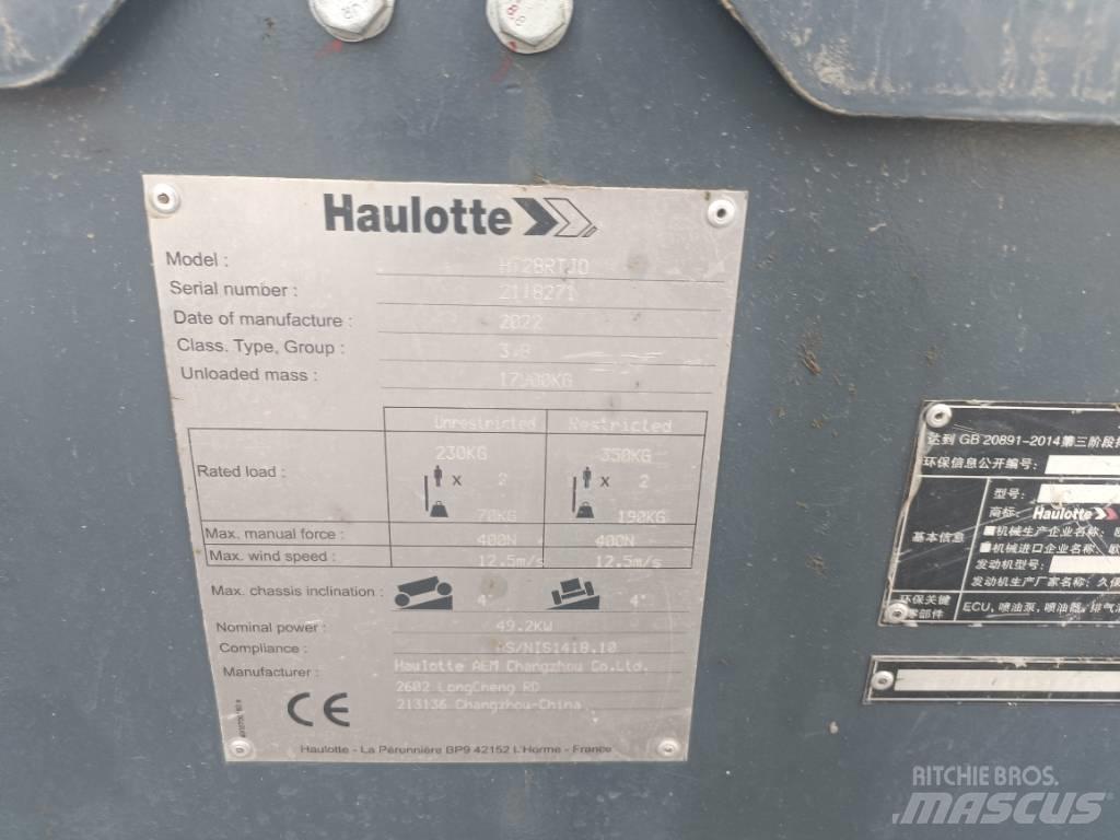 Haulotte HT28RTJO Nacele cu brat telescopic