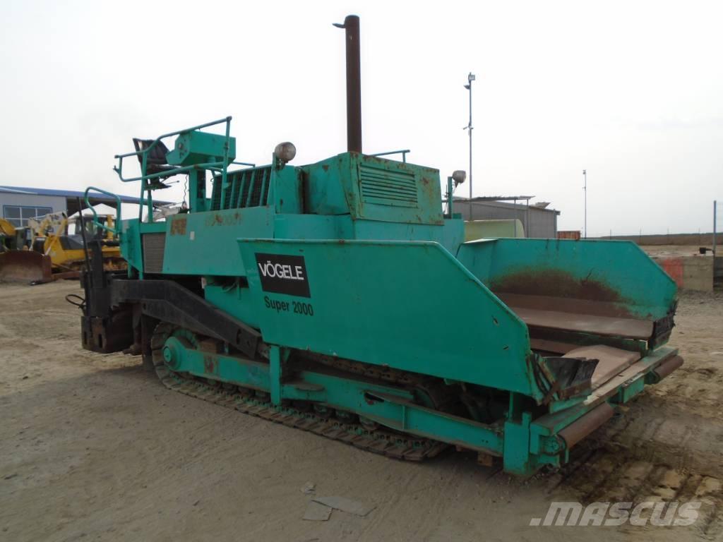 Vögele Super 2000 Pavatoare asfalt
