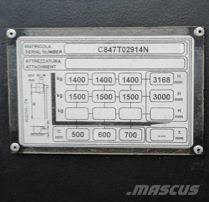 Yale MS15XSL Transpaleta manuala