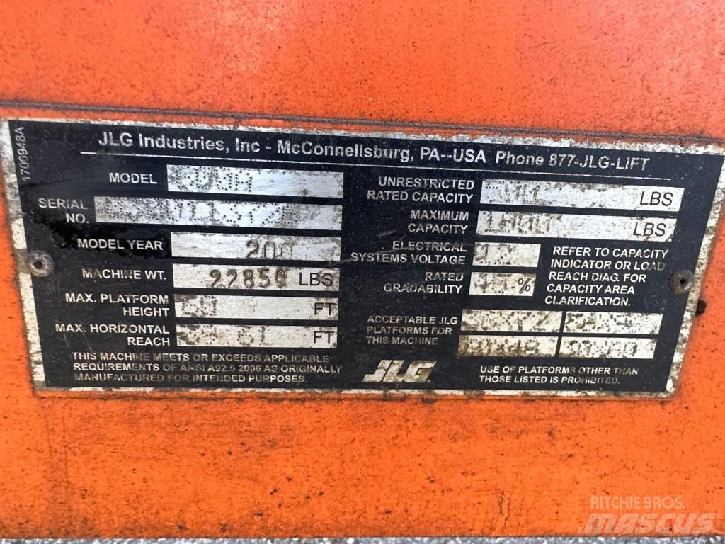 JLG 600A Nacele cu brat articulat