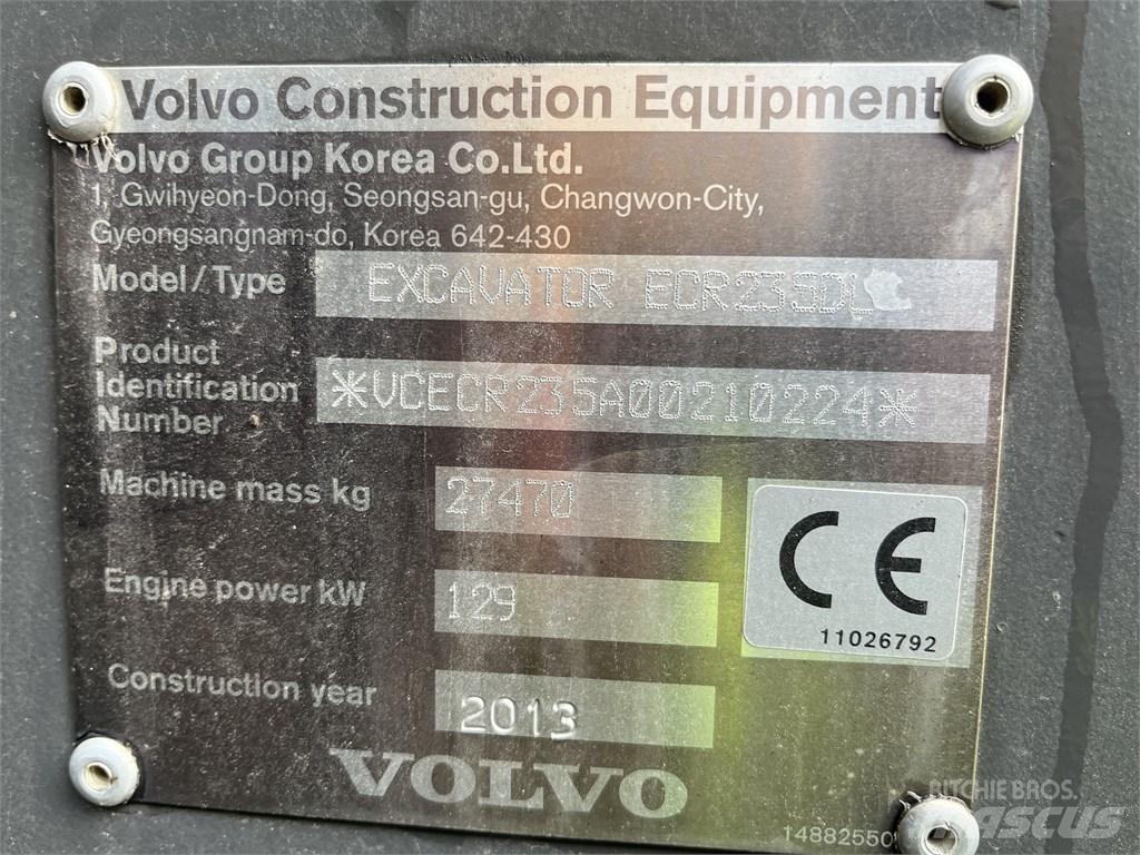 Volvo ECR 235 DL Excavatoare pe șenile
