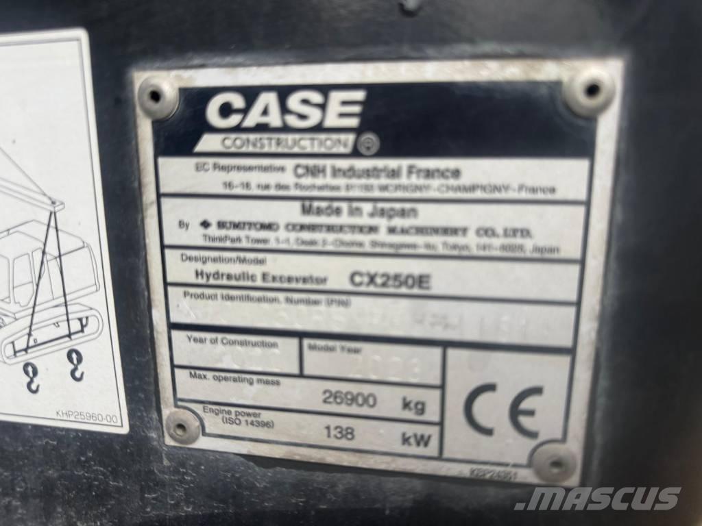 CASE CX 250 E Excavatoare pe șenile
