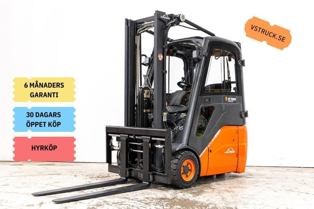 Linde E 16 Stivuitor electric
