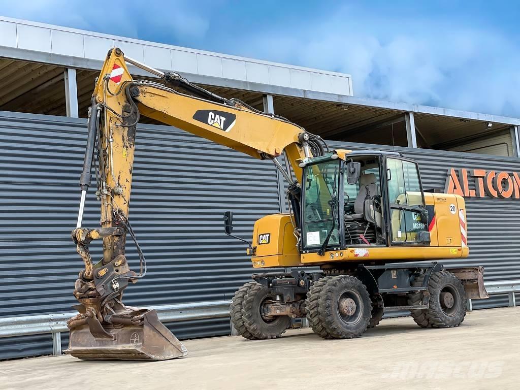 CAT M318F Excavatoare cu roti