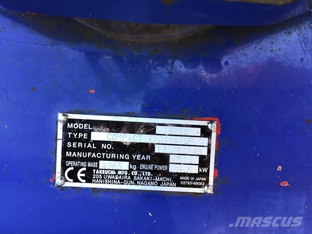 Takeuchi TB 250 Mini excavatoare < 7t
