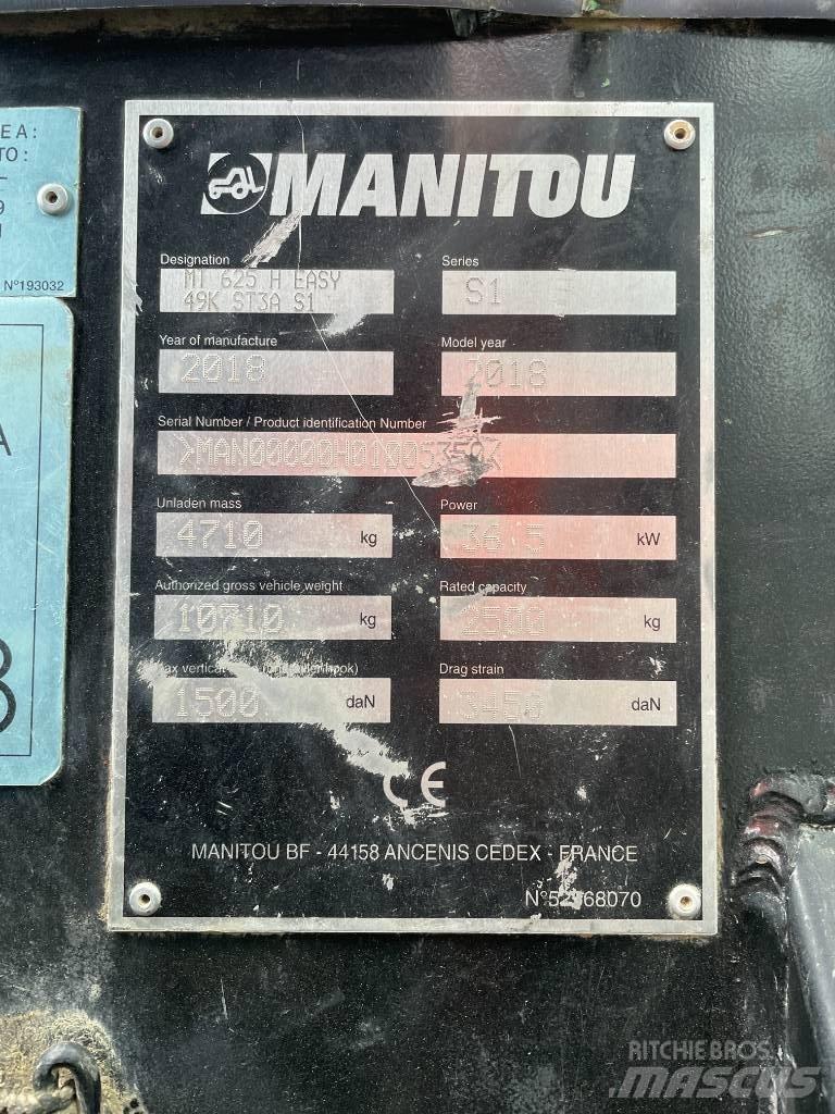 Manitou MT 625 H Stivuitoare telescopice
