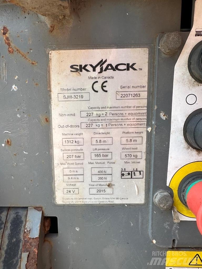 SkyJack SJ 3219 Platforme foarfeca