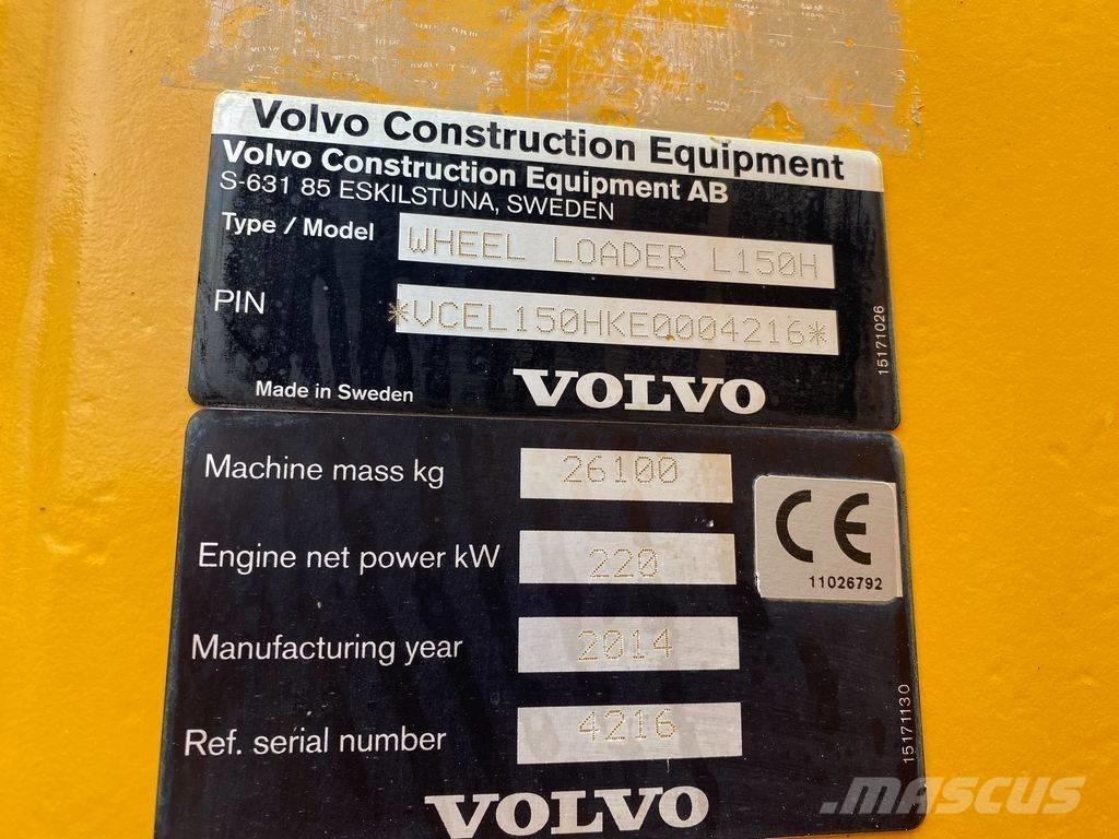 Volvo L 150 H Incarcator pe pneuri