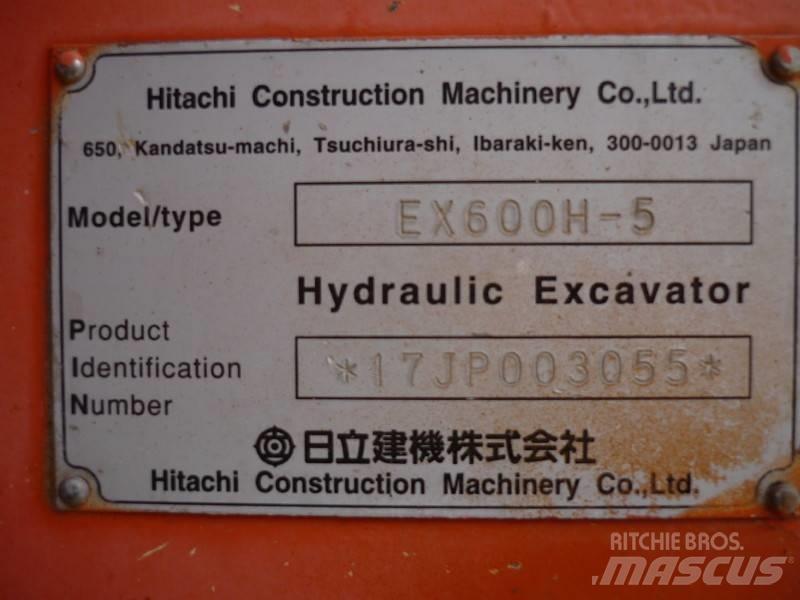 Hitachi EX 600 H-5 Excavatoare pe șenile
