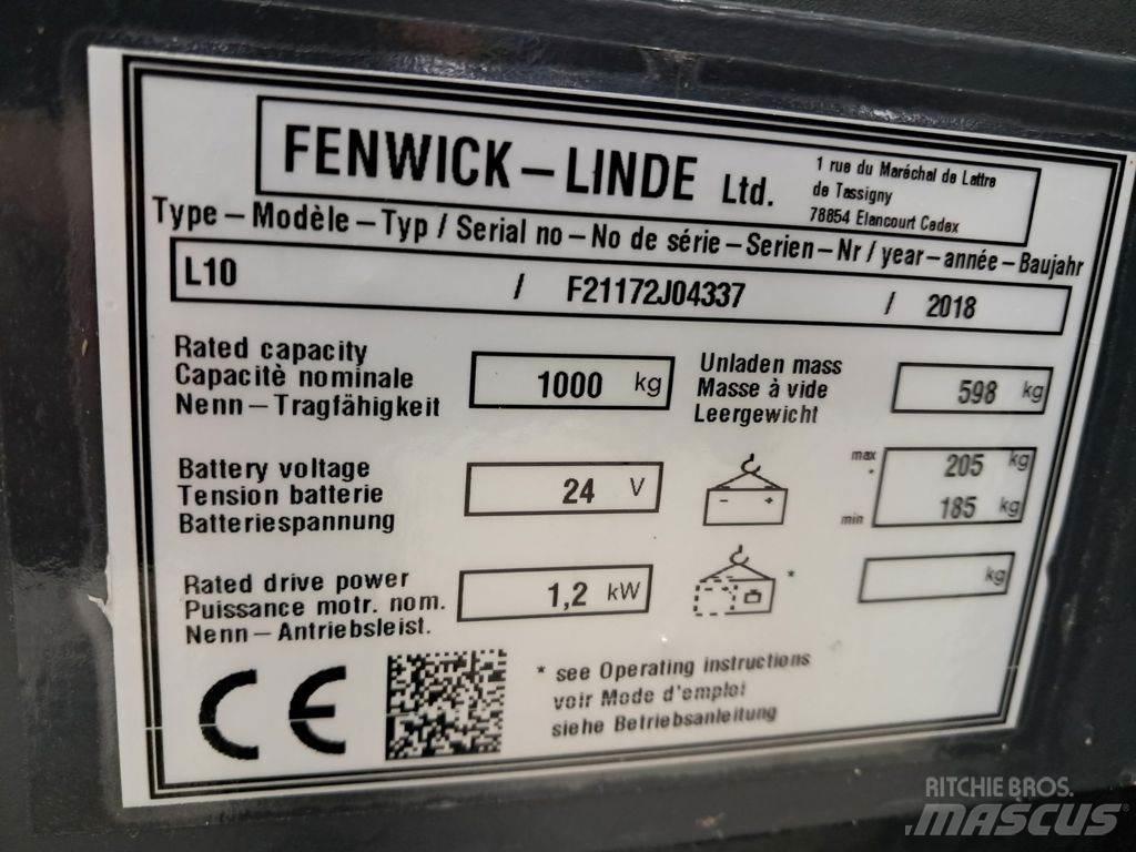 Linde L10 Transpaleta manuala