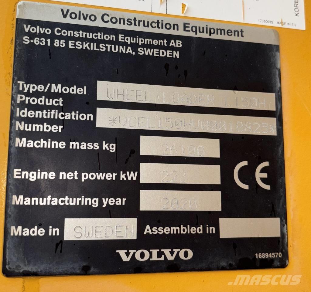 Volvo Radlader L150H Incarcator pe pneuri