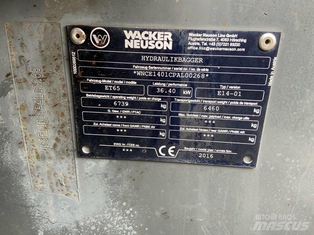 Wacker Neuson ET65 Excavatoare pe șenile
