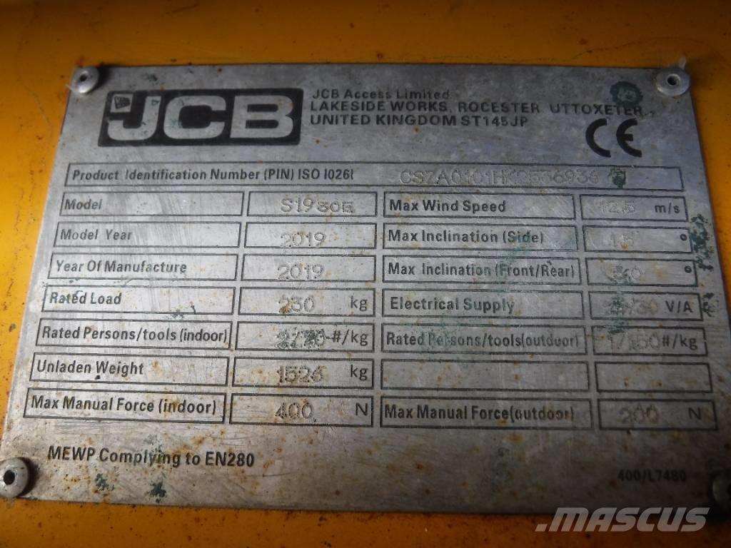 JCB S 1930 E Platforme foarfeca