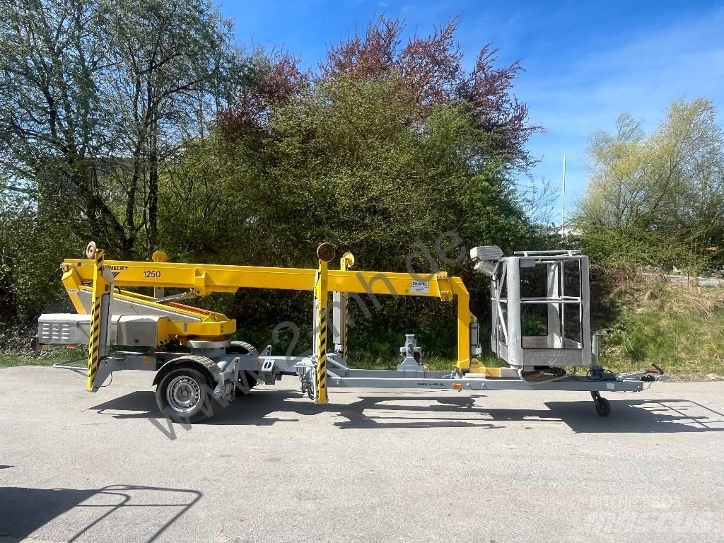 Omme 1250 EBZ Platforme aeriene montate pe remorca