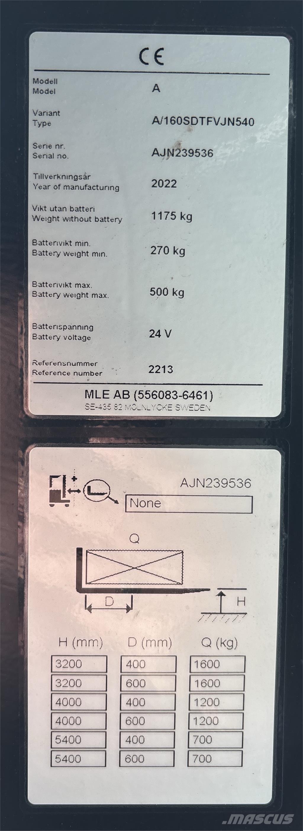 Atlet A160 Transpaleti autopropulsanti
