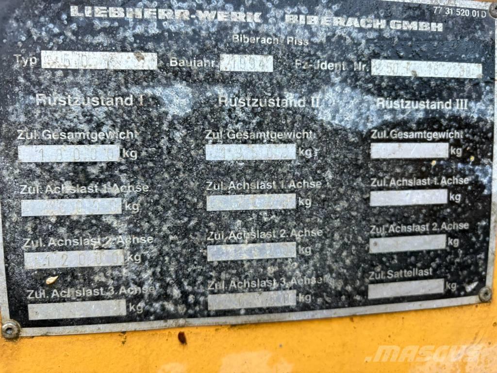 Liebherr 50 K Macarale turn