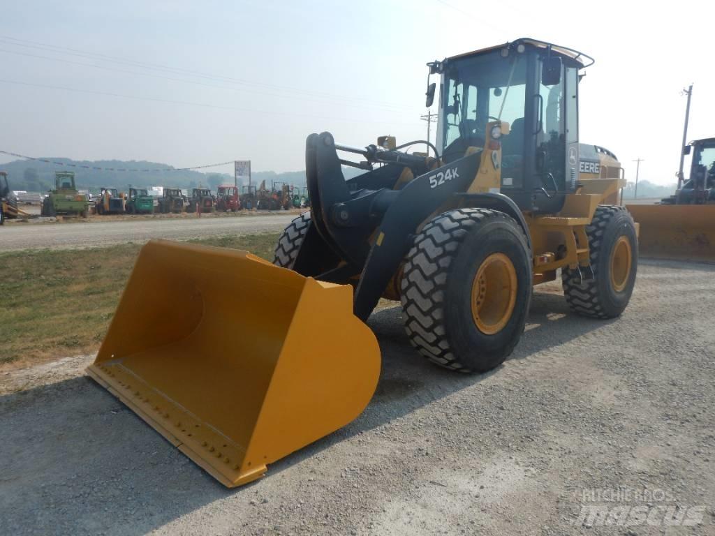 John Deere 524K Incarcator pe pneuri