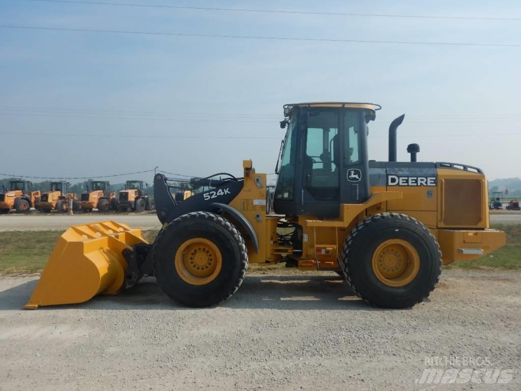 John Deere 524K Incarcator pe pneuri