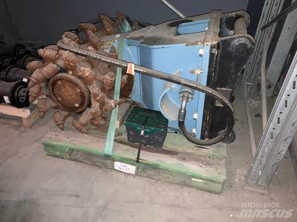 Rockwheel D20-G-ROG Utilaje asfalt cu freze reci