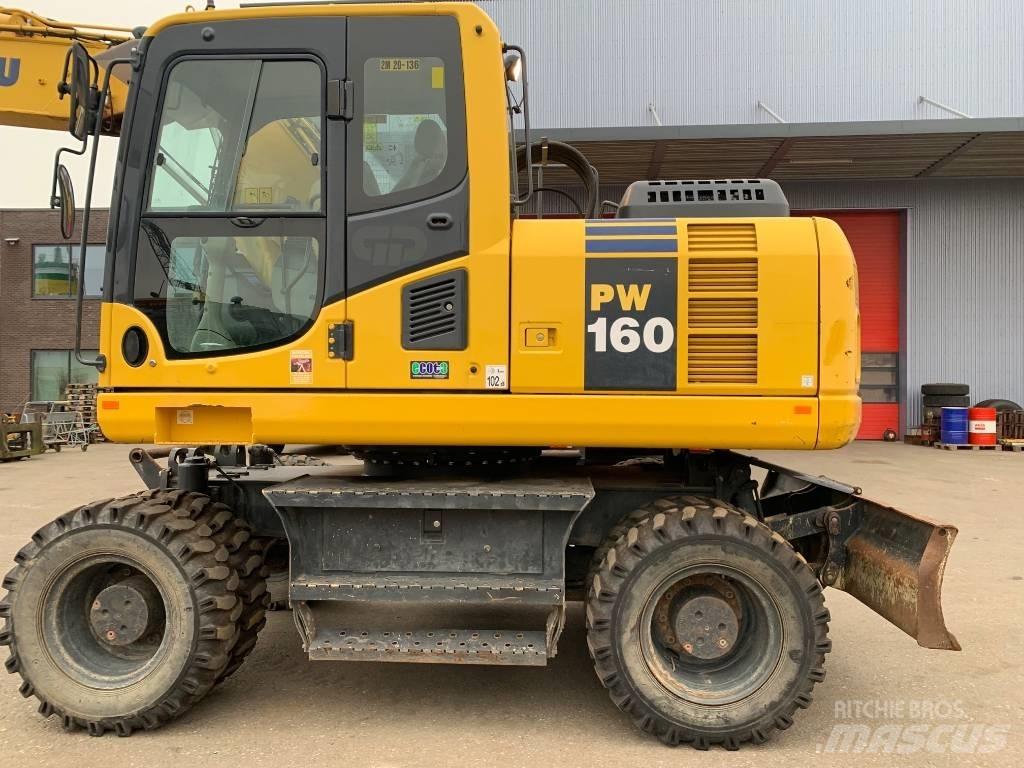 Komatsu PW 160 Excavatoare cu roti