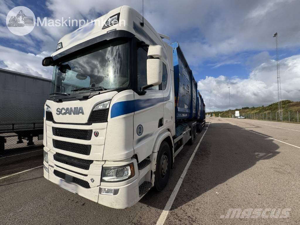 Scania R 580 EKIPAGE Camion cu carlig de ridicare