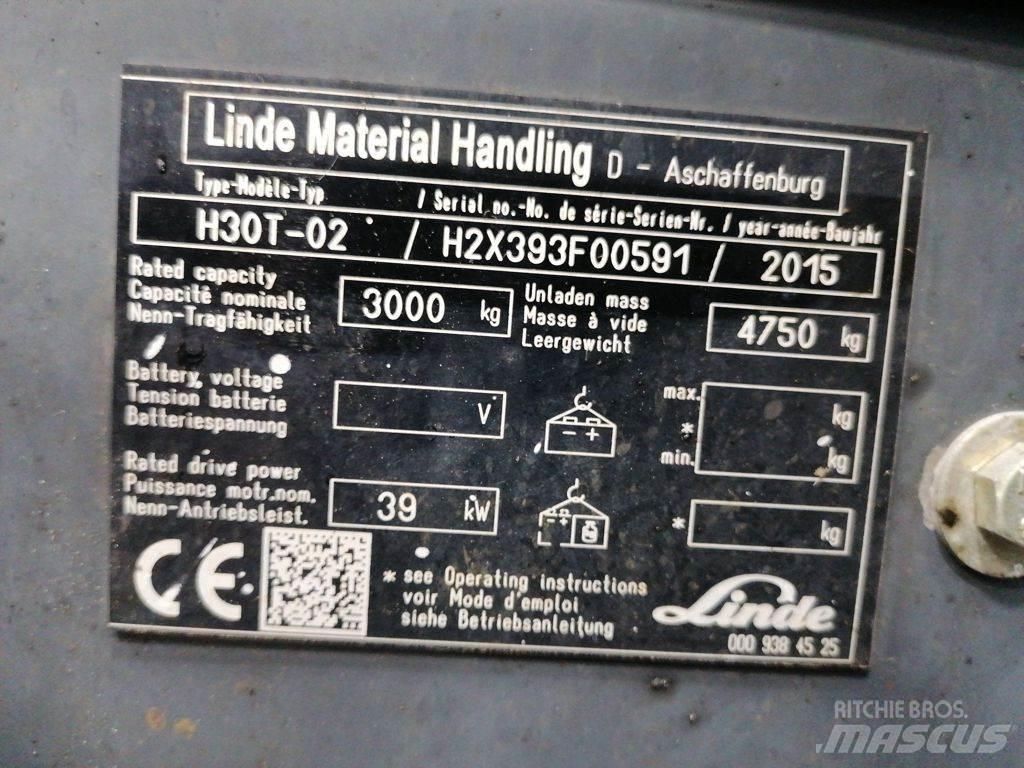 Linde H30T-02 Stivuitor GPL