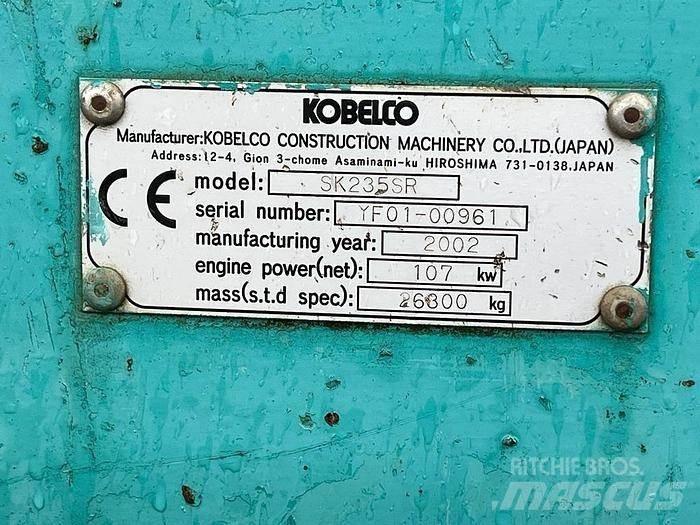 Kobelco SK235 SR Excavatoare speciale