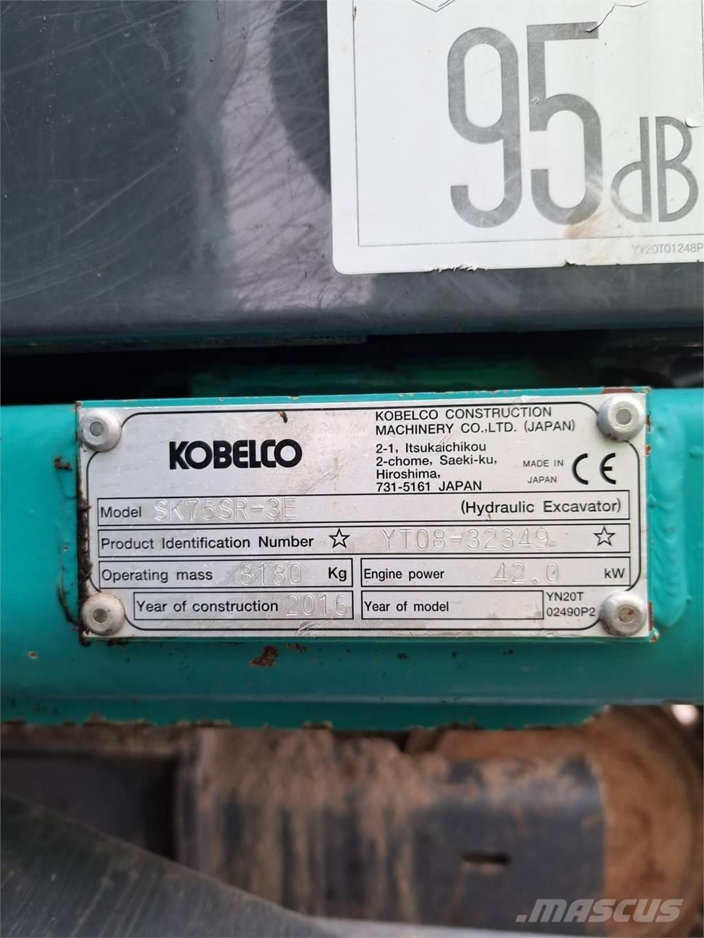 Kobelco SK75SR-3E Mini excavatoare < 7t
