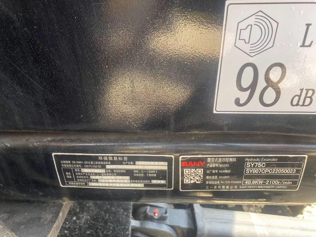 Sany SY75C Excavatoare pe șenile
